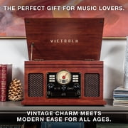 Victrola Quincy Wood Bluetooth Record Player