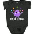 thumbnail image 3 of Inktastic Juggling Monster Future Juggler Boys or Girls Baby Bodysuit, 3 of 5