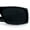 Shiny Black - Black, variant on Mens Star Skull Logo 90s Rectangular Wrap Around Biker Plastic Sunglasses Shiny Black