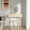 Oval Mirror Wood, variant on ELECWISH Makeup Vanity with Mirror Bedroom Vanity Desk with Drawers and Cushioned Stool Modern Dressing Table,Oval Mirror Wood