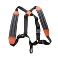 thumbnail image 2 of CNKOO Saxophone Strap Sax Shoulder Strap Adjustable Padded Leather Strap for Soprano Alto Baritone Saxophone, 2 of 3