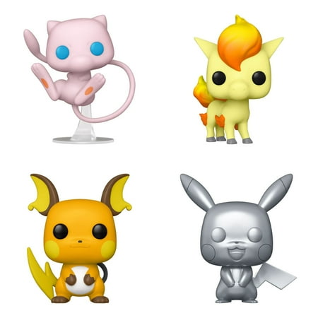Funko Games: POP! Pokemon Collectors Set 3 - Ponyta, Raichu, Mew, Pikachu