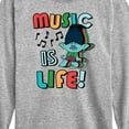 thumbnail image 3 of Trolls - Music Is Life Branch - Toddler & Youth Long Sleeve Graphic T-Shirt, 3 of 5