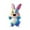E, variant on Easter Decorations Outdoor Clearance Cute Bunny Easter Doll Decoration Hanging Acrylic 2D Flat Keychain