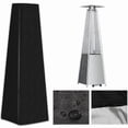 thumbnail image 2 of Patio Heater Cover, Pyramid Heater Cover Tarpaulin, Dust/Windproof Outdoor Patio Heater Cover, Superma, Black, 2 of 5