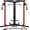 Red, variant on Fitness Cable Crossover Machine,Functional Trainer with High and Low Pulley System for Chest Fly, LAT Pulldown and Seated Cable Row Machine, Smith Machine with Cable Crossover for Home Gym