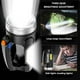 thumbnail image 5 of Linterna LED recargable con luz roja | Reflector portátil de alta potencia de 5 W para camping y emergencias | Batería de 1200 mAh, 5 horas de autonomía, carcasa de ABS, 5 of 9