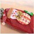 thumbnail image 5 of 2 bolsas de regalo de Navidad, bolsa de regalo de Papá Noel, muñecos de nieve, diseño de muñeca sin rostro con lazos de cinta, bolsas de regalo de Navidad, lino y algodón, reutilizables, para fiesta de cumpleaños, Navidad (diseño 1-muñeco de nieve) oso de fresa Electrónica, 5 of 5