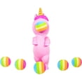 thumbnail image 6 of Hog Wild - Popper Pop Up to 20 Ft with Colorful 6 Foam Balls Play Age 4+ Indoor Toys - Unicorn Pink, 6 of 6