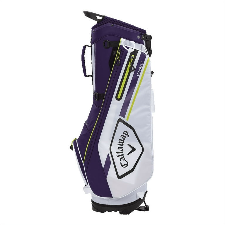 CALLAWAY キャディバッグ 【イエロー パープル】 Callaway CHEV White, Purple and Yellow Golf Sports Equipment
