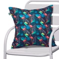 thumbnail image 6 of Duck Covers® Water-Resistant Accent Pillows, 18 x 18 Inch, 2 Pack, After Party Flamingo, 6 of 7