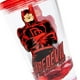thumbnail image 5 of Vaso de agua Just Funky Daredevil reutilizable de 530 ml con pajita, 5 of 7