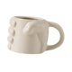 thumbnail image 4 of Taza de café en forma de puño Beber Bothing Ceramic 300 ml de 10 de cumpleaños Regalo navideño para hombres y mujeres Taza de té moderna de café Beige, 4 of 8