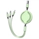 thumbnail image 1 of Línea de datos de expansión multifuncional portátil teléfono tres en uno de silicona líquida rápido, 1 of 8