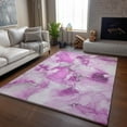 thumbnail image 6 of Addison Rugs Mayfield Washable Transitional Watercolors Pink Rectangle Rug, 2'6" x 3'10", 6 of 6