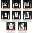 thumbnail image 4 of 6 pairs of nylon shoelaces for flat shoes, suitable for 5/16 inch wide sneakers, 43 inch shoelaces, 4 of 5