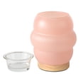 thumbnail image 5 of Mainstays Sculpted Glass Electric Plug-in Wax Melt Warmer, Scent Warmer, Pink Blush, 5 of 7