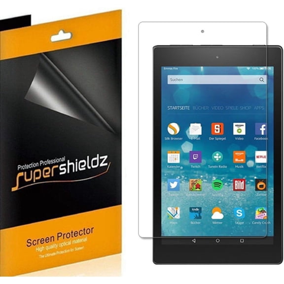 (3 Pack) Supershieldz Anti-Glare (Matte) Screen Protector Designed for Fire HD 8 Tablet (6th Generation 2016 / 5th Generation 2015)