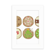 thumbnail image 1 of Arbol de Navidad verde ilustración Circle Marco de Fotos de escritorio imagen Blanco Pintura arte 5x7 pulgadas, 1 of 4