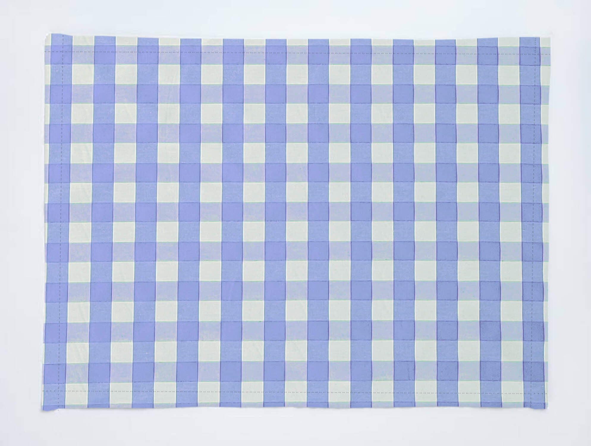 Gingham Checkered Cotton Dinner Table Placemats Holiday Home Decoration 13" x 19" (Pack of 4)