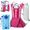 Pink, variant on Zacro Hydration Vest with 2L Soft Flask, Reflective Running Vest for Men Women, Lightweight Running Backpack for Walking Hiking Cycling - Black