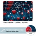 thumbnail image 2 of Valentine's Day Polyester Non-Slip Machine Washable Bath Rug Outdoor Carpet Bath Rugs, 2 of 6