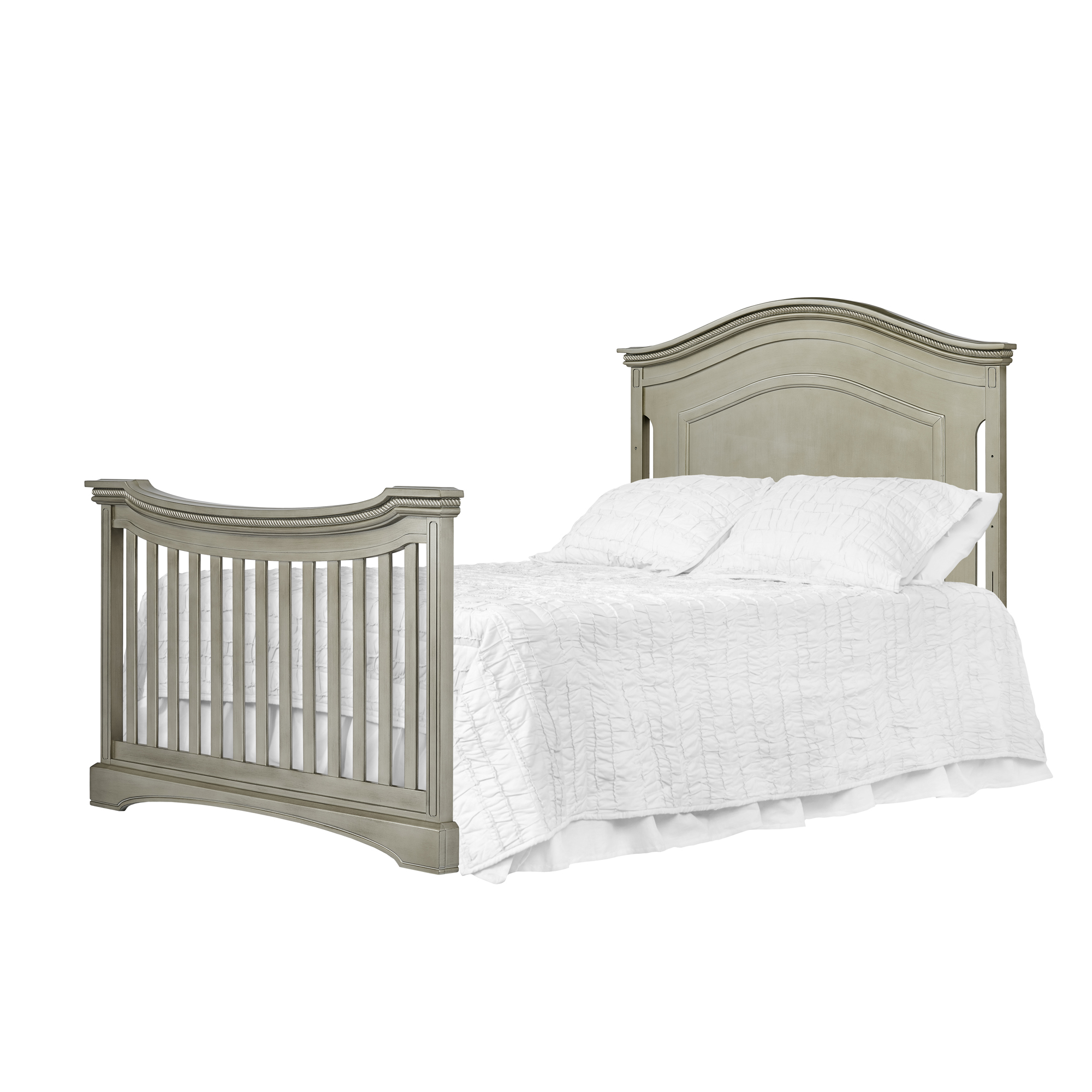 evolur adora crib storm grey