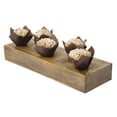 thumbnail image 3 of Cal-Mil 166-3-99 Madera Reclaimed Wood Rectangle Plate Riser - 20 1/2" x 7" x 3 1/4", 3 of 6