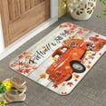 thumbnail image 4 of Fall Welcome Mat Thanksgiving Holiday Decor Doormat Kitchen Entryway Floor Mat - Durable Polyester Easy Clean(B), 4 of 6