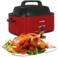 thumbnail image 5 of CozyHom 22-Quart Electric Roaster Oven with Visible Self-Basting Lid, Turkey Roaster Oven with Removable Pan and Rack, Perfect for Large Meals and Holiday Feasts, Black, 5 of 8