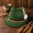 thumbnail image 5 of Wool Fedora Hats for Men Women Wide Brim Felt Panama Hat,One Size, 5 of 5