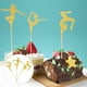 thumbnail image 2 of 24 piezas de decoración para cupcakes con temática de gimnasia, diseño de niña gimnasta, para fiestas temáticas de cupcakes., 2 of 7
