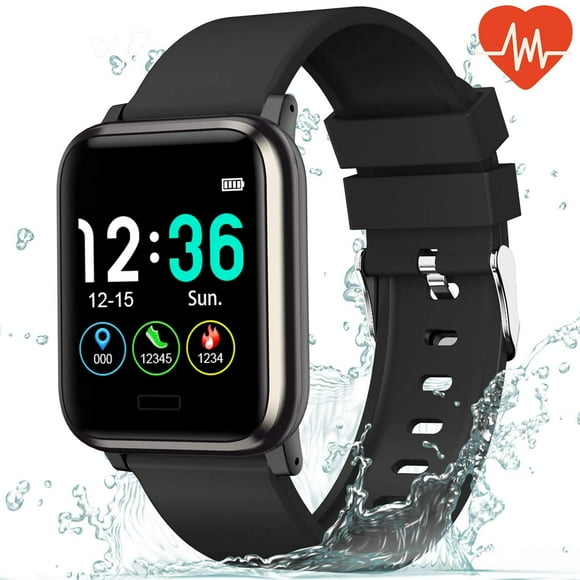 L8star Fitness Tracker Heart Rate Monitor-1.3'' Large Color Screen IP67 Waterproof Activity Tracker with 6 Sports Mode,Sleep Monitor,Pedometer Smart Wrist Band