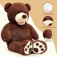 thumbnail image 5 of MorisMos Stuffed Animal Giant Teddy Bear with Footprints 39'' Plush Toy, 5 of 8