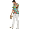 thumbnail image 4 of Stylore Hawaiian Shirts for Men Relaxed-Fit Pineapple Tropical Yellow Medium, 4 of 6