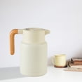thumbnail image 4 of Double Wall Insulated Thermal Coffee Carafe 1.3L Water Tea Jug Stainless Steel Coffee Pot Milk Kettle for Drom Kitchen Hotel Home Beige, 4 of 8