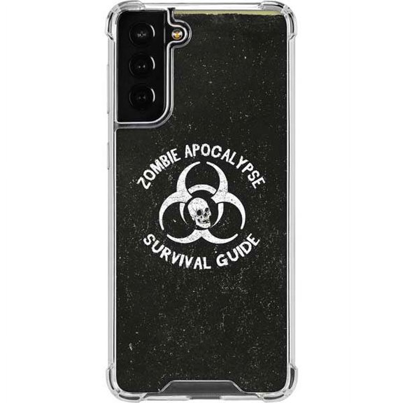 Skinit Survivalists Zombie Apocalypse Survival Guide Galaxy S22 Plus Clear Case