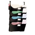 thumbnail image 3 of Universal 08137 Grande Central Filing System- 4 Pocket- Wall Mount- Plastic- Black, 3 of 3
