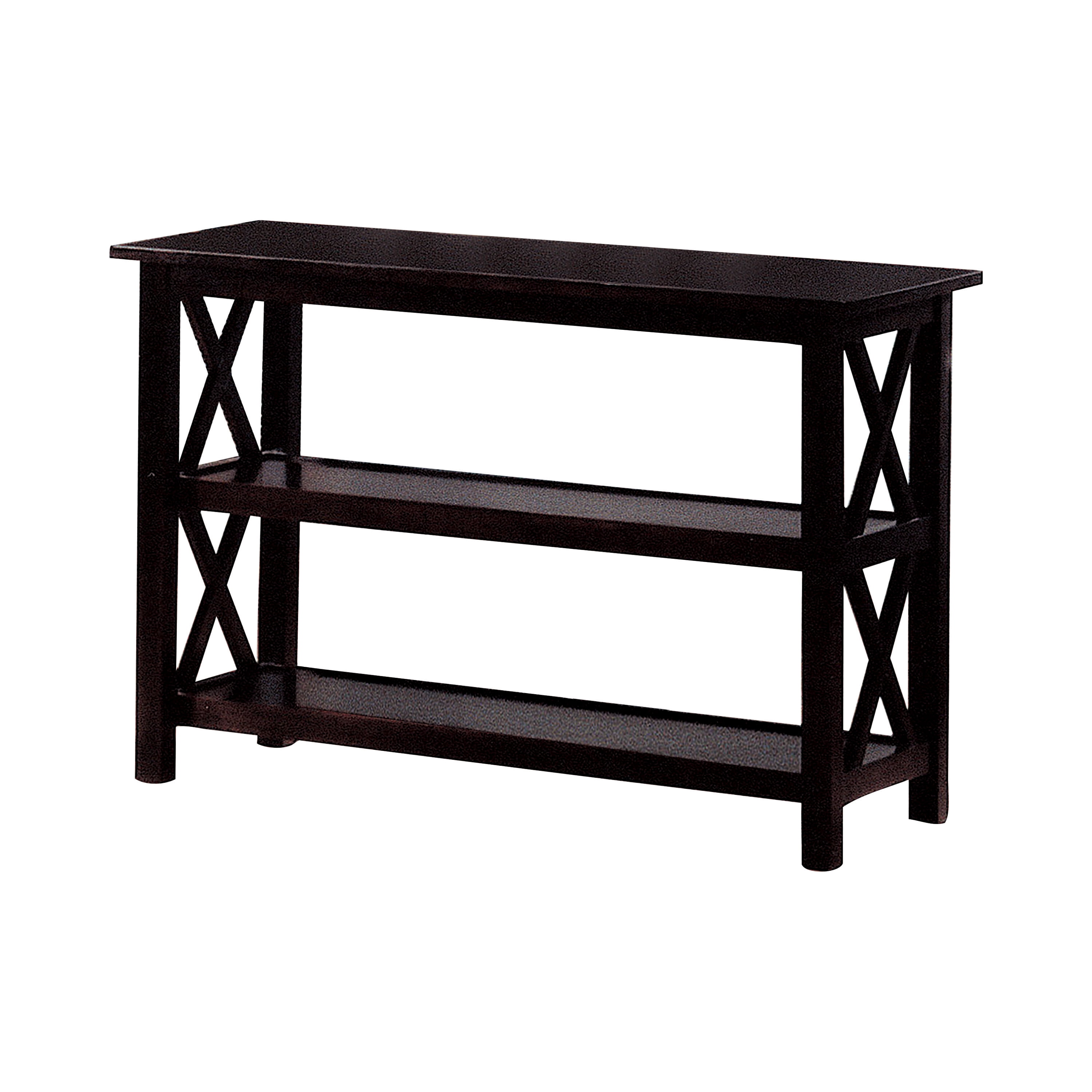 Sofa Table with 2-shelf Deep Merlot - Walmart.com - Walmart.com