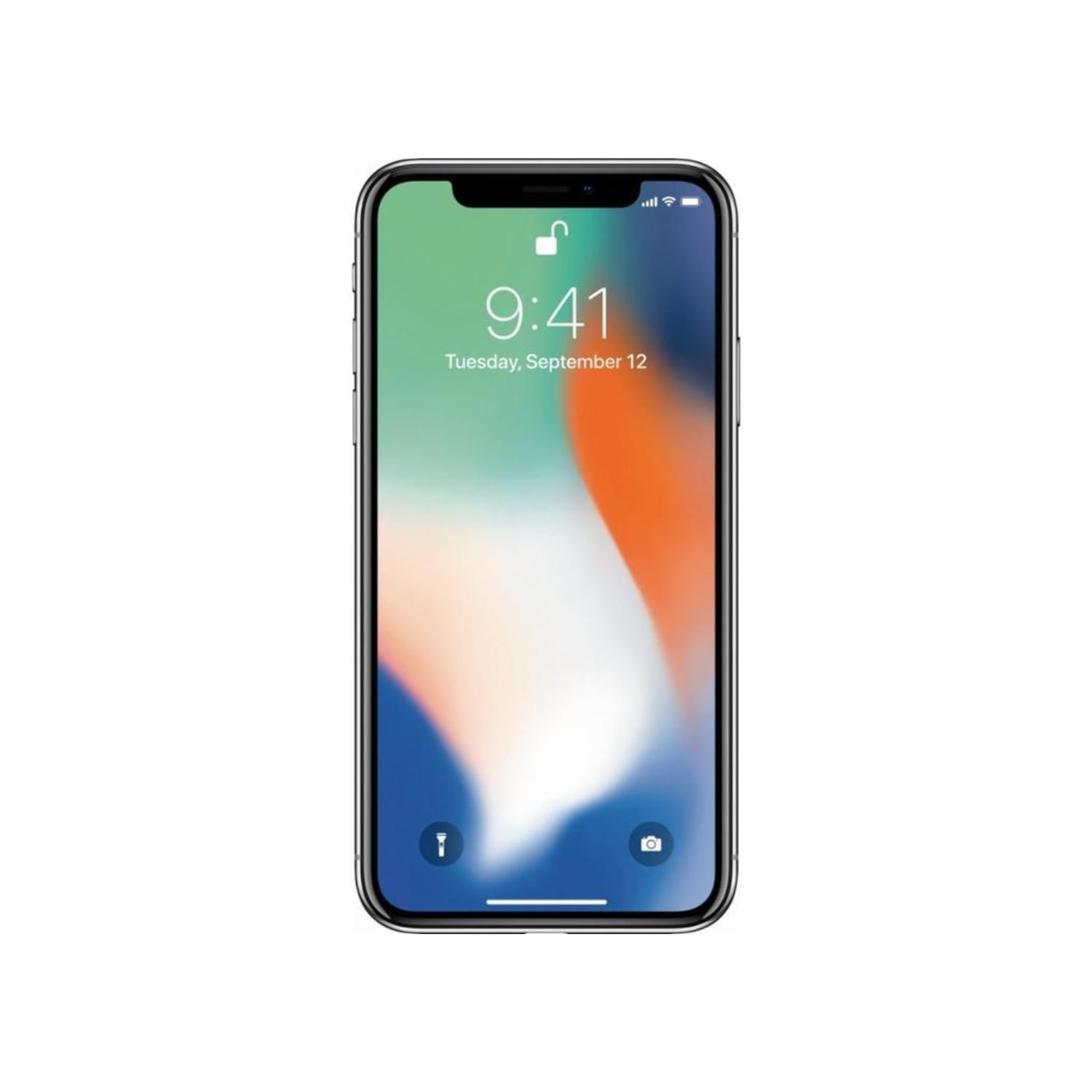 Unlocked Apple iPhone X A1865 Cell Phone 256GB 2716 mAh Battery 3 GB RAM, Silver