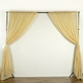 thumbnail image 3 of BalsaCircle 10 feet x 10 feet Sheer Voile Backdrop Drapes Curtains 2 Panels 5x10 feet Wedding Party Champagne, 3 of 7