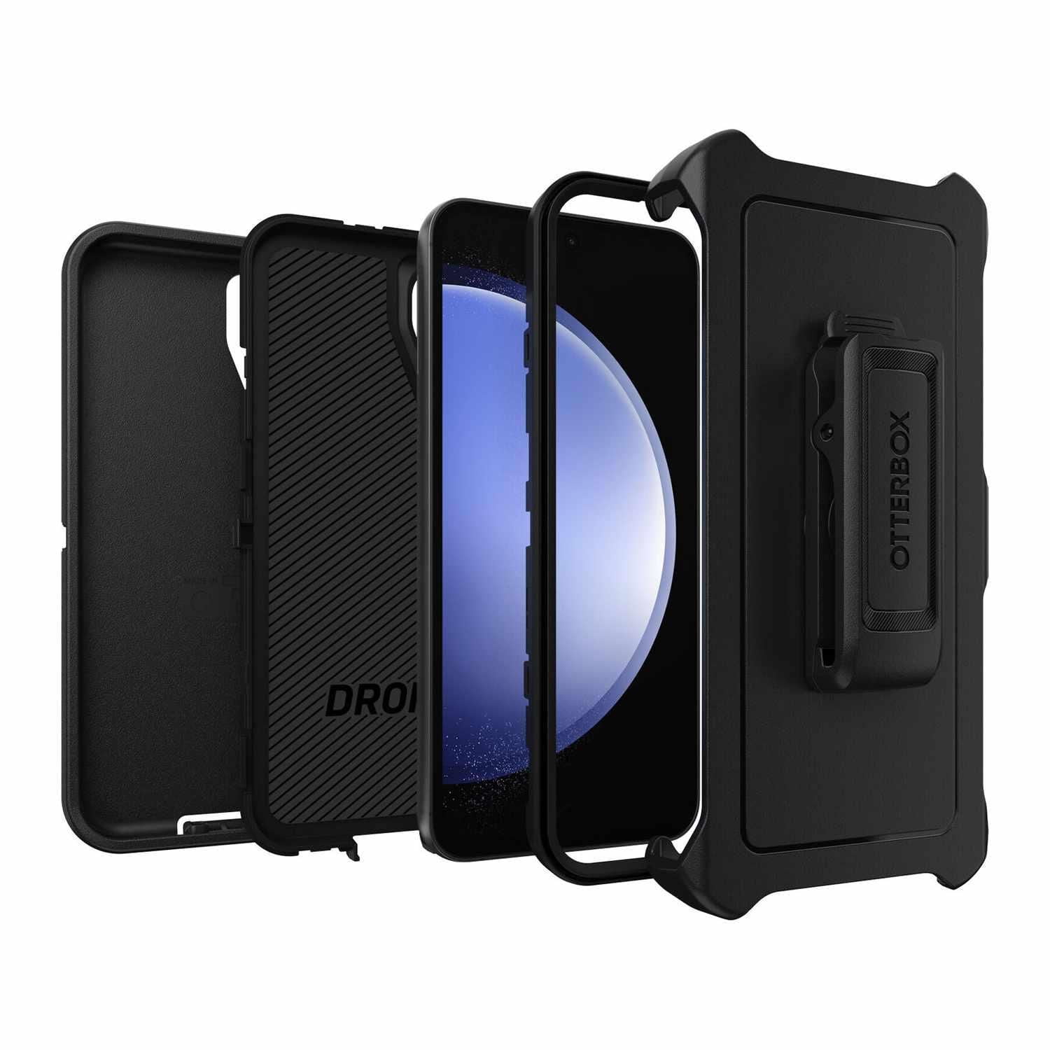 OtterBox Étui de Protection Defender Noir pour Samsung Galaxy S23 FE