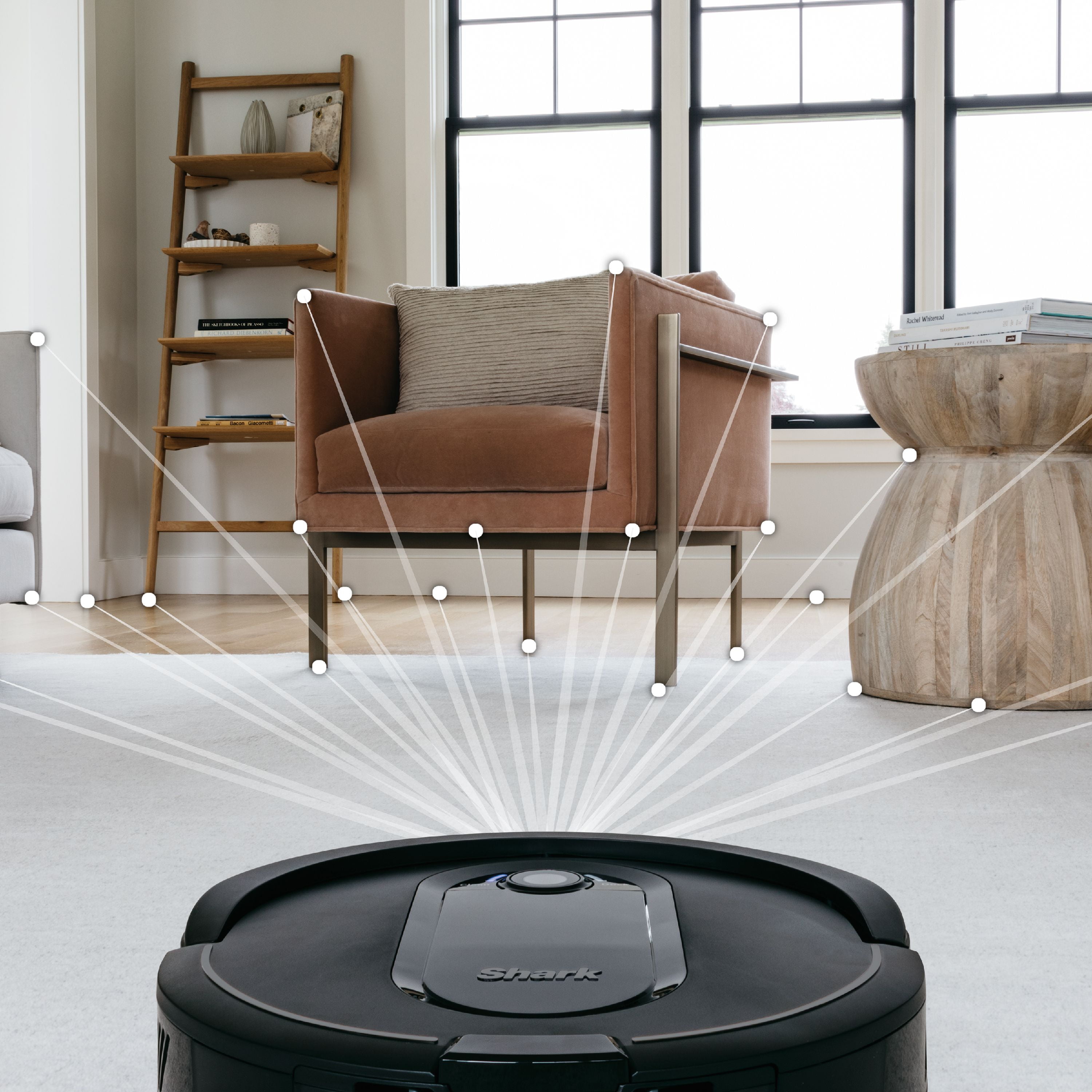 Shark IQ Intelligent Wifi Robot Vacuum Cleaner w/ Self Empty Charger Base, Black