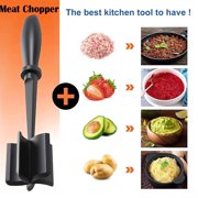 Meat Chopper,11X2.4Inches,Black