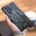 thumbnail image 4 of for Samsung Galaxy s22 Ultra case (5G 6.8 inch 2022) Metal Rugged Heavy Duty The Inner Silicone  Cover with Camera Protection Shockproof Phone Case Funda Military Grade Black, 4 of 14