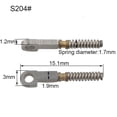 thumbnail image 1 of 100pcs Eyeglasses Spring Hinge Repair Broken Glasses Accessory Eyewear Repair Parts S204, 1 of 6