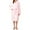 Light Pink, variant on Premium Womens Plush Robe, Super Soft Fuzzy Bathrobe, Cozy Spa Robe with Pockets for Women, S/M, Beige Cheetah