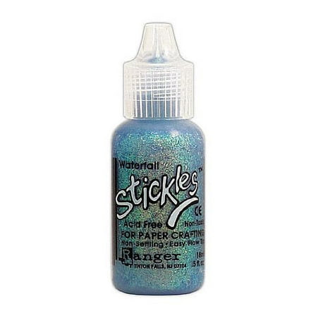 Ranger Stickles Glitter Glue waterfall 0.5 oz. bottle PACK OF 6
