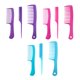 thumbnail image 5 of Peine para el cabello resistente al calor, peso ligero, pequeñas herramientas de barbería, multifuncional, exquisito suministro de modelado Simple, púrpura, 1 Juego Inevent CE011748-01B, 5 of 7