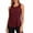 Wine 2, variant on cfhntfmh Workout Tank Tops for Women Round Neck Ruffle Trim Sleeveless Shirts Racer Back Loose Fit Athletic Tops